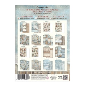 Junk Journal Stickers, Cut-outs, Backgrounds - Alice In Christmas Stamperia